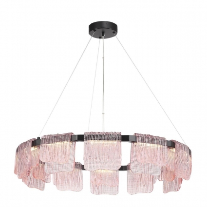 Подвесной светодиодный светильник ST Luce Voile SL6021.403.66 цвет розовый