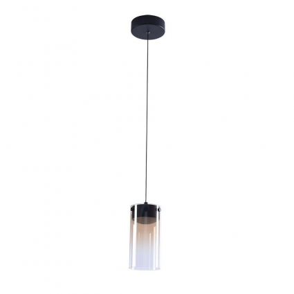 Подвесной светодиодный светильник Arte Lamp Lanterna A3606SP-7BK в современном стиле, цвет желтый