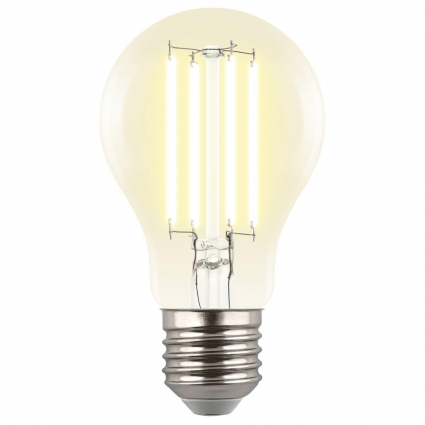Лампа светодиодная Uniel E27 5W 3000K прозрачная LED-A60-5W/3000K/E27/CL GLY01TR UL-00011932 цвет прозрачный