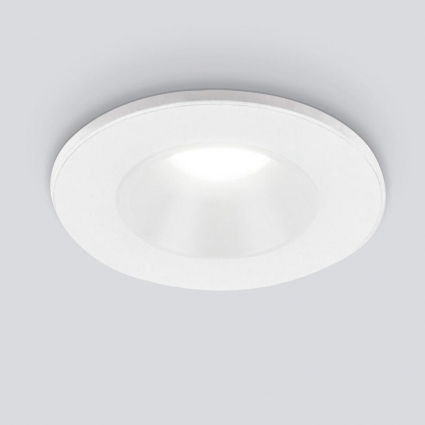Встраиваемый светодиодный светильник Elektrostandard 25025/Led 3W 4200K WH белый a056776 в современном стиле, цвет белый