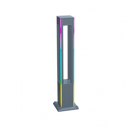 Уличный светодиодный светильник Kink Light Аврил 09209-F(220V),16(RGB), в современном стиле, цвет серый