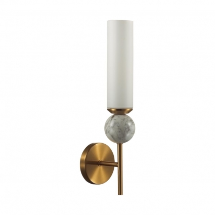 Бра Odeon Light Midcent Lolla 4359/1W в стиле модерн, цвет белый, мощность 40 Вт