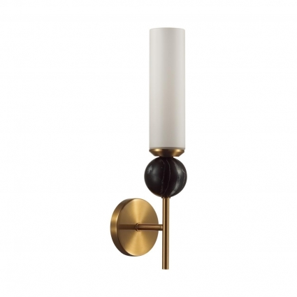 Бра Odeon Light Midcent Lolla 4361/1W в стиле модерн, цвет белый, мощность 40 Вт