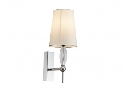 Бра Newport Chelsy 4371/A chrome М0070444 цвет белый, мощность 40 Вт