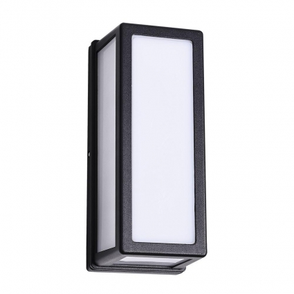 Уличный настенный светильник Arte Lamp Alphard A8526AL-1BK в современном стиле, цвет белый