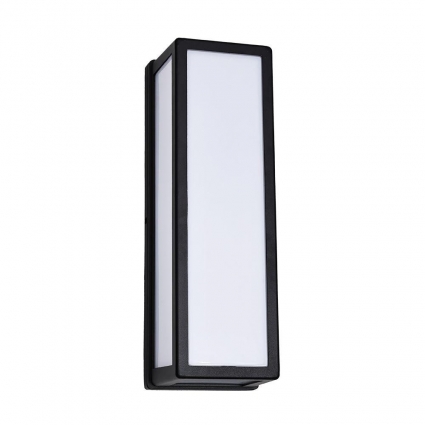 Уличный настенный светильник Arte Lamp Alphard A8526AL-2BK в современном стиле, цвет белый