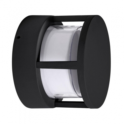 Уличный настенный светодиодный светильник Arte Lamp Ulysses A8912AL-1BK в современном стиле, цвет черный