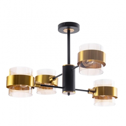 Люстра на штанге Arte Lamp CARLO A8205SP-4BK в стиле модерн