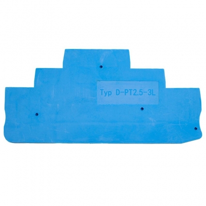 Stekker Торцевая заглушка для ЗНИ LD579 4 мм? (JXB PT 4), синий LD579-1-40