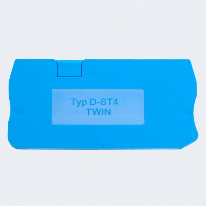 Stekker Торцевая заглушка для ЗНИ LD5734 мм? (JXB PT4), синий LD582-1-40