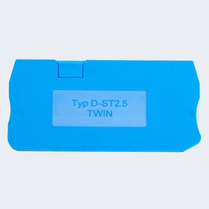 Stekker Торцевая заглушка для ЗНИ LD573 2,5 мм? (JXB PT 2,5), синий LD582-1-25