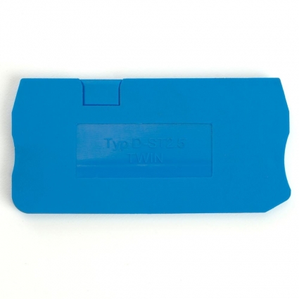 Stekker LD561-1-25 Торцевая заглушка для ЗНИ LD553 2,5 мм?  (JXB ST 2,5), синий