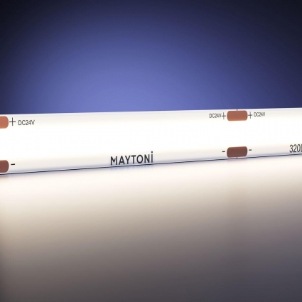 Светодиодная лента Maytoni 8W/m 320LED/m COB дневной белый 5M 201072 цвет белый, мощность 40 Вт