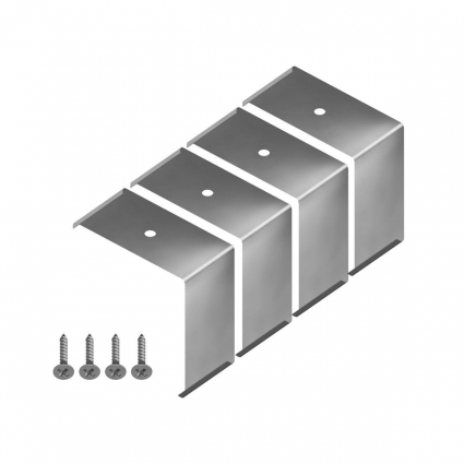 Крепление для профиля GP2100 GP2150 Ambrella light Illumination Alum Profile (6шт) GP8462 цвет серебро