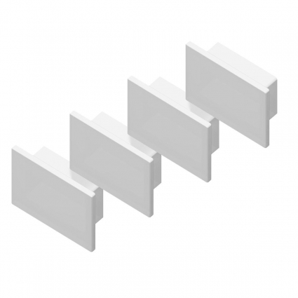 Заглушка Ambrella light Illumination Alum Profile (4шт) GP8350 цвет белый