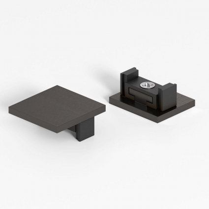 Заглушка Elektrostandard для накладного шинопровода Titan Line Magnetic 85230/00 (2 шт.) a069724 цвет серый