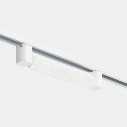 Трековый светодиодный светильник Italline IT08-8029 white 3000K в современном стиле, цвет белый