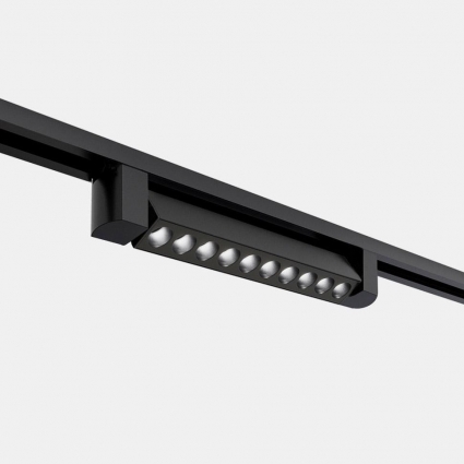 Трековый светодиодный светильник Italline IT08-8031 black 4000K в современном стиле, цвет черный