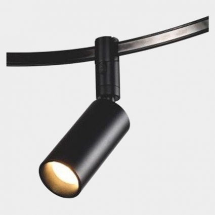 Трековый светодиодный светильник Italline IT010-4018 black 3000K в современном стиле, цвет черный