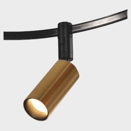 Трековый светодиодный светильник Italline IT010-4018 gold 3000K в современном стиле