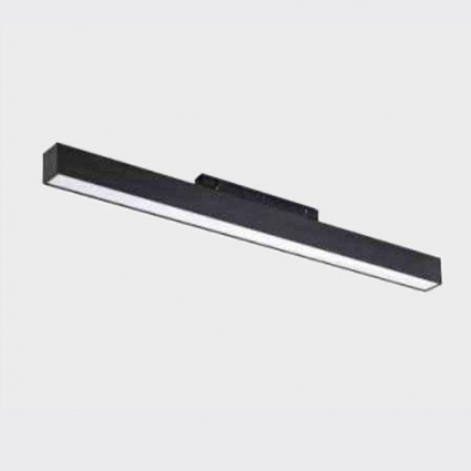 Трековый светодиодный светильник Italline IT012-5021 black 3000K в современном стиле, цвет черный