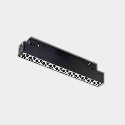 Трековый светодиодный светильник Italline IT012-5022 black 3000K в современном стиле, цвет черный