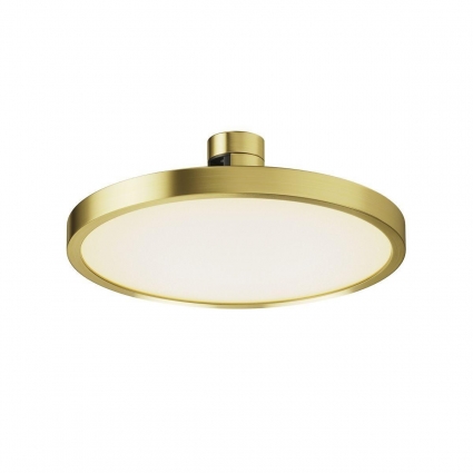 Трековый светодиодный светильник Maytoni Technical Flarity Plato TR153-1-10W3K-BS в современном стиле, цвет латунь