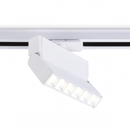 Трековый светодиодный светильник Ambrella light Track System GL6812 в стиле Хай-тек, цвет белый