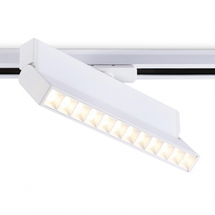 Трековый светодиодный светильник Ambrella light Track System GL6815 в стиле Хай-тек, цвет белый