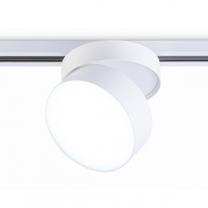 Трековый светодиодный светильник Ambrella light Track System GL6875 в стиле Хай-тек, цвет белый