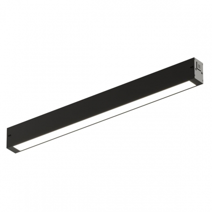 Трековый светодиодный светильник Denkirs Simple Linear DK8104-BK в современном стиле, цвет черный