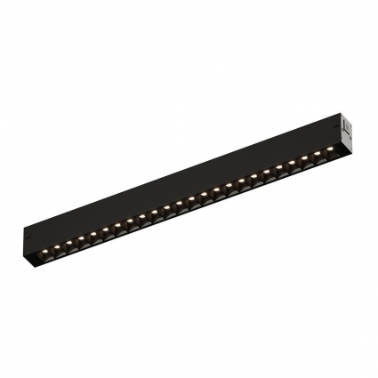 Трековый светодиодный светильник Denkirs Simple Grill DK8202-BK в современном стиле, цвет черный