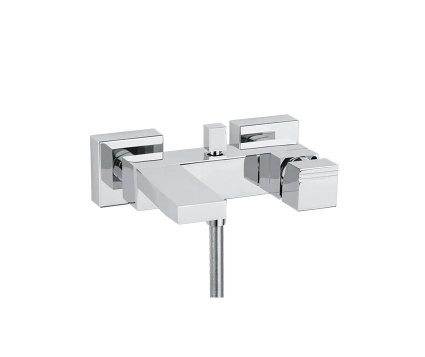 Смеситель для ванны с душем Ramonsoler Kuatro 4725S хром, однорычажный, длина излива 19.5 см