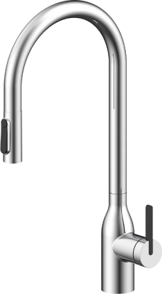 Смеситель для кухни Paulmark Universal Un213880-CR хром однорычажный, длина излива 21.5 см