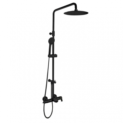 Душевая стойка Ramonsoler Blautherm 935612RP300NM черная цвет черный, штанга 173.15 см