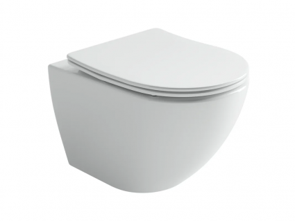 Унитаз подвесной Ceramica Nova Metropol CN4002T безободковый белый, 35.5x49 см