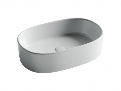 Накладная раковина Ceramica Nova Element CN6075, белая глянцевая, цвет белый