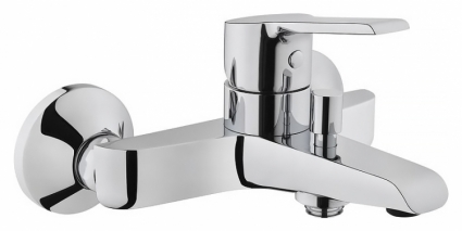 Смеситель VitrA Axe S для ванны с душем, однорычажный, хром, длина излива 16.8 см