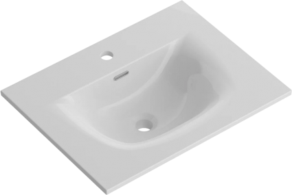 Мебельная раковина BelBagno BB-8099-60 глянцевая белая цвет белый