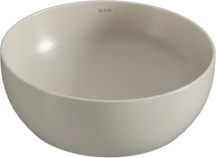 Накладная раковина VitrA Outline Recycled 7992B066-0016, матовый тауп, цвет бежевый