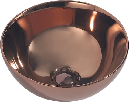 Накладная раковина Abber Bequem AC2106RG, розовое золото