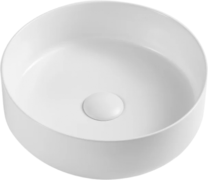 Накладная раковина D&K Matrix DT1391508, матовый фарфор, 35, 5 см, цвет белый