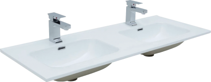 Мебельная раковина Aquanet Flat 254367 120 цвет белый