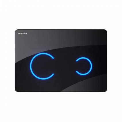 Кнопка смыва Am.Pm Touch Pro I0450B38 черная глянцевая сенсорная,  в современном стиле