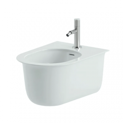 Биде подвесное ArtCeram Chic CHB001 01 00, глянцевое белое, цвет белый, овальное