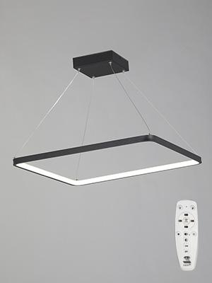 Люстра Vitaluce V2508DT-1/1S в стиле Хай-тек, цвет черный, мощность 53 Вт