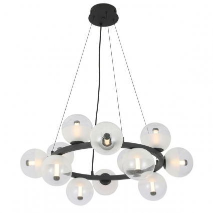 Люстра подвесная Alfa Light F1824-02 600*600*280+1500mm LED/13W/3000K в стиле модерн