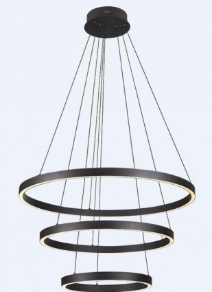Люстра подвесная Alfa Light F3924-51 black 100W ?80*H15 0 в стиле модерн