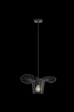 Люстра подвесная Alfa Light F3524-15 Black E27*1 в стиле модерн, цвет черный