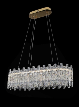 Люстра подвесная Alfa Light F4024-37 800x300mm SDG LED мощность 55 Вт